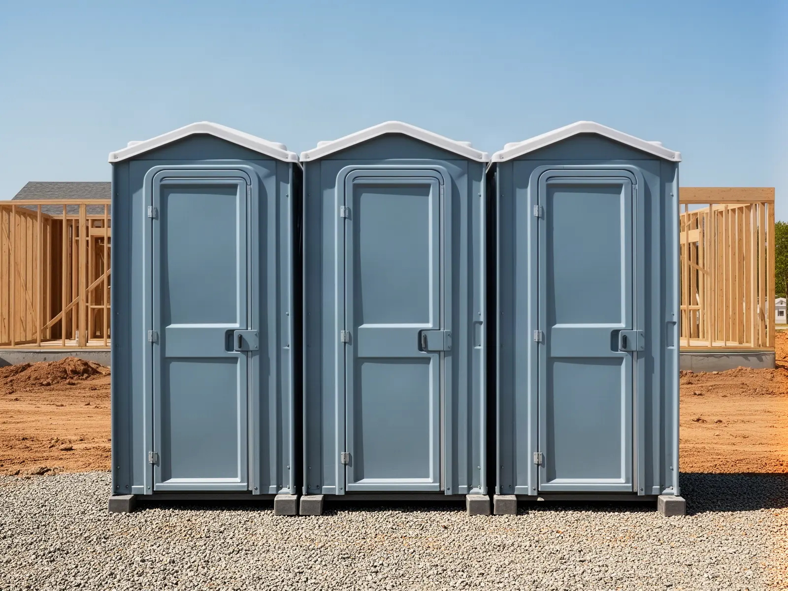 Clean porta potty unit from Badger Creek Porta Potties in Atlanta, GA